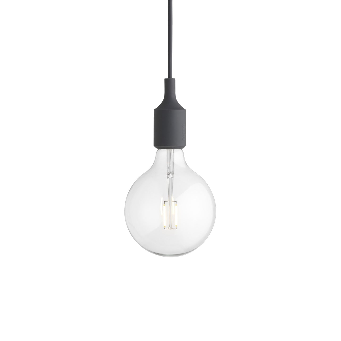 Muuto E27 valaisin tummanharmaa