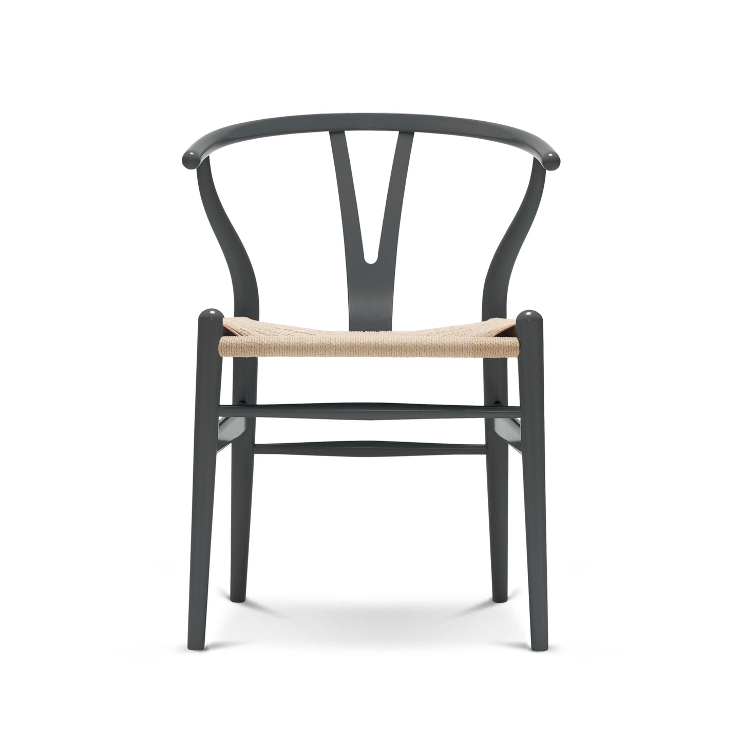 Carl Hansen & Søn CH24 Wishbone tummanharmaa pyökki/luonnonväri