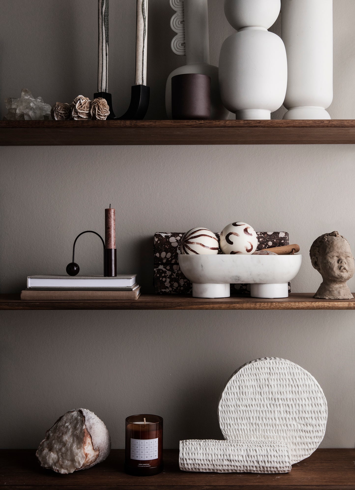 Ferm Living joulupallo 4kpl vihreä