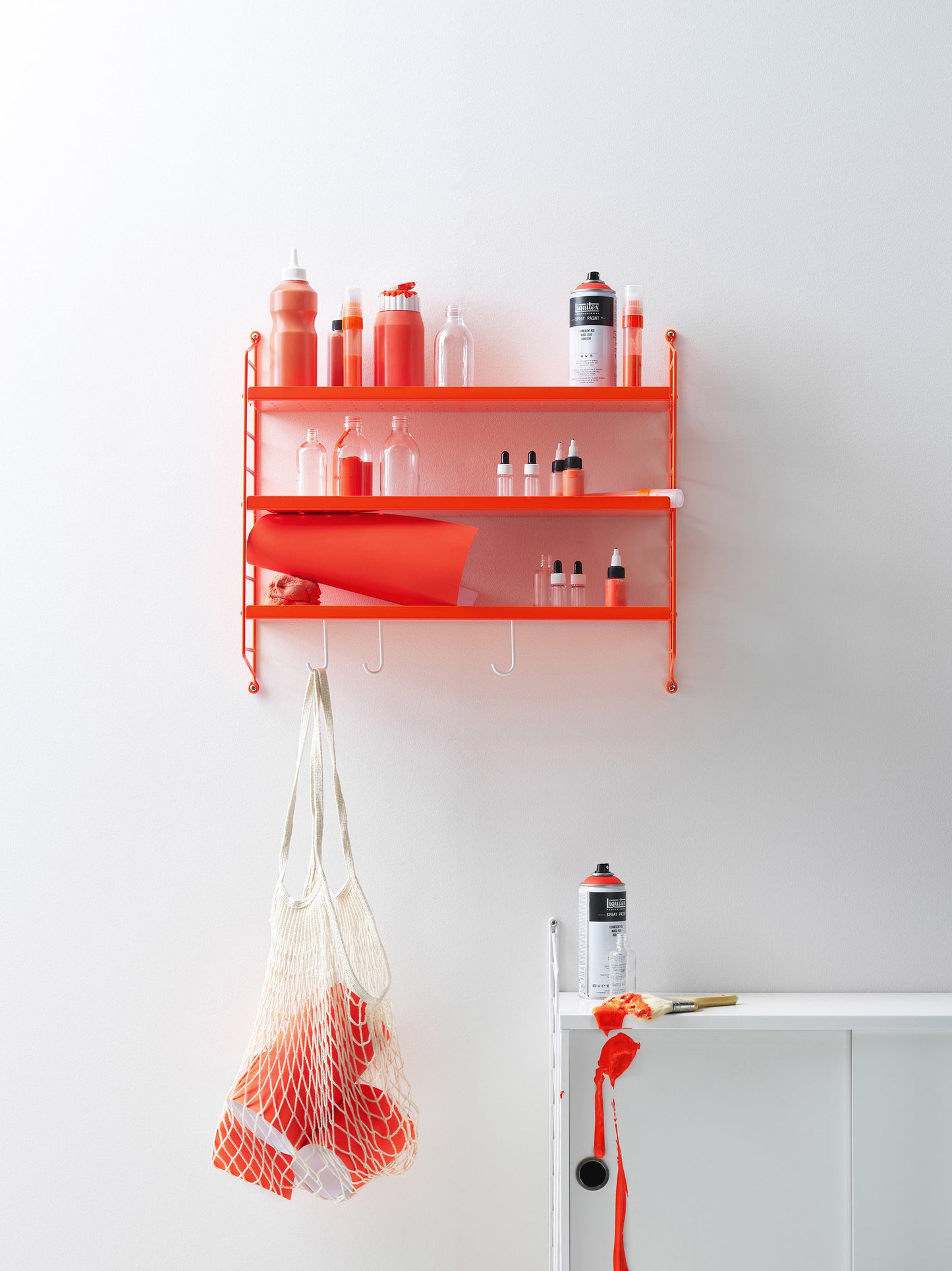 String Pocket metalli neon