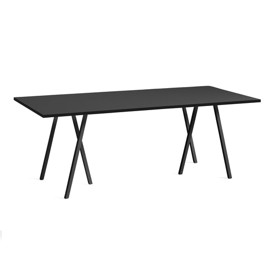 HAY Loop Stand pöytä 200x92 musta