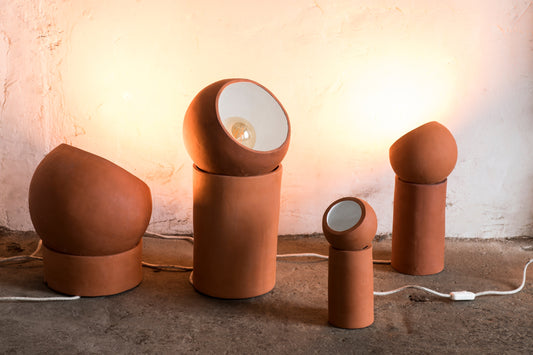 Serax Terra Light M pöytävalaisin terrakotta