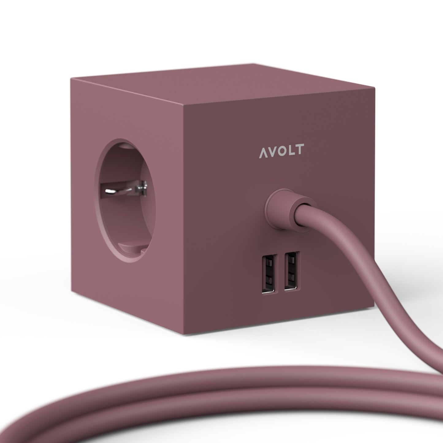 Avolt Square 1 USB jatkojohto punainen