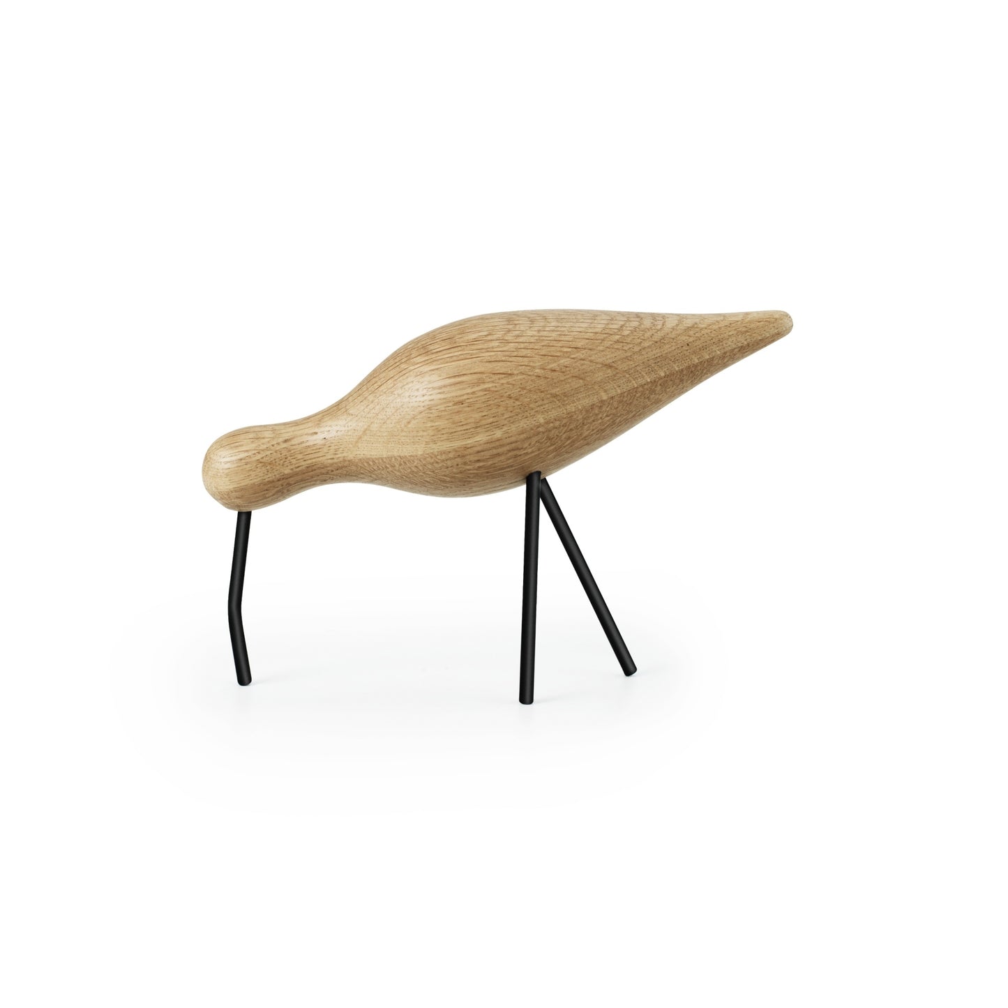 Normann Copenhagen Shorebird L tammi/musta metalli