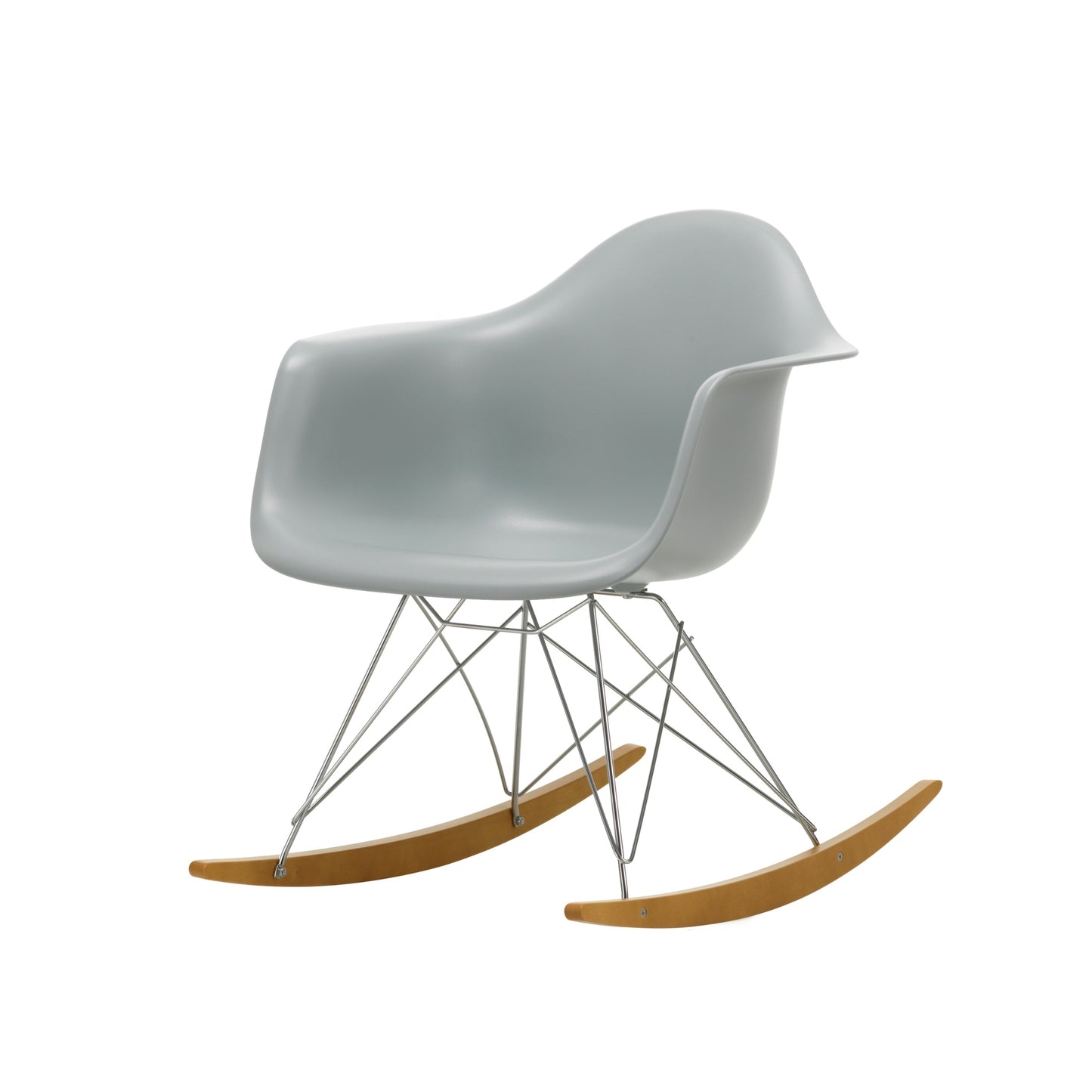 Vitra Eames RAR keinutuoli vaaleanharmaa/vaahtera