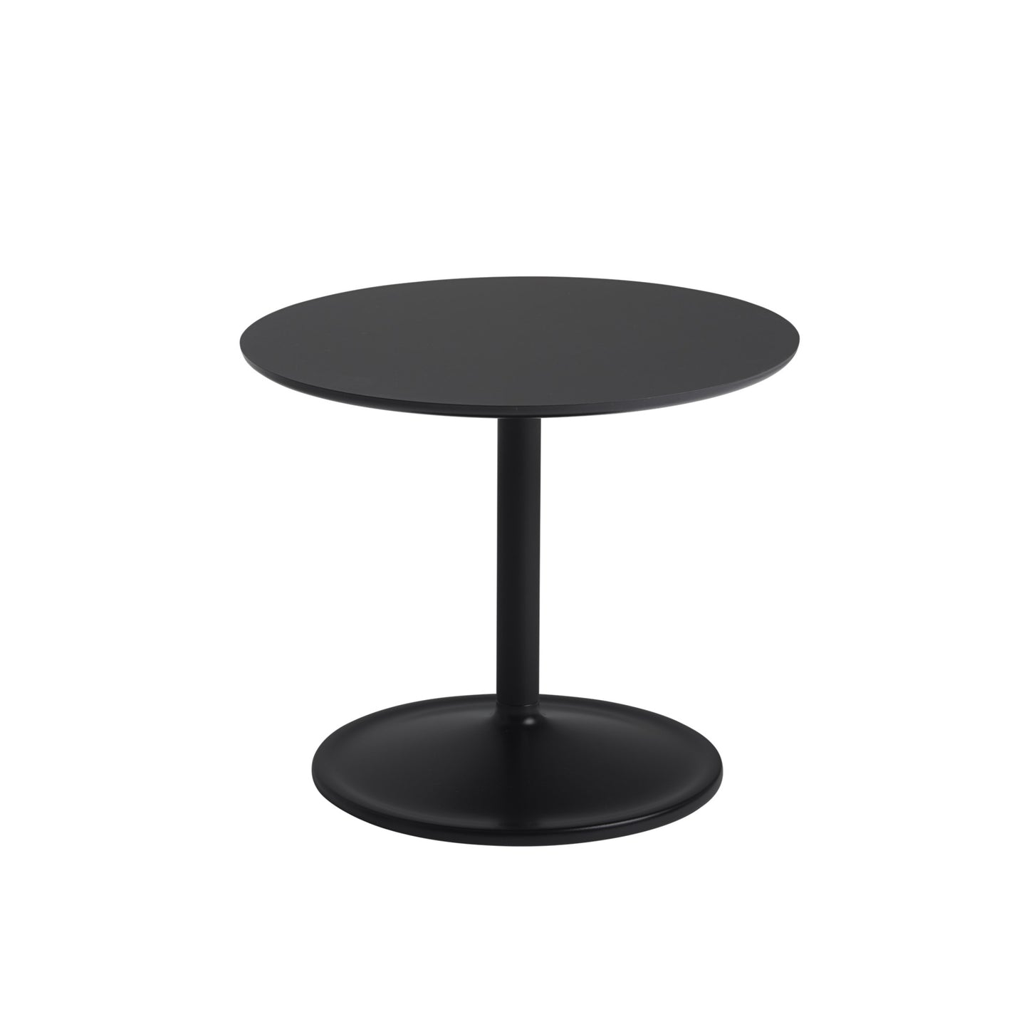 Muuto Soft sivupöytä Ø48 matala musta