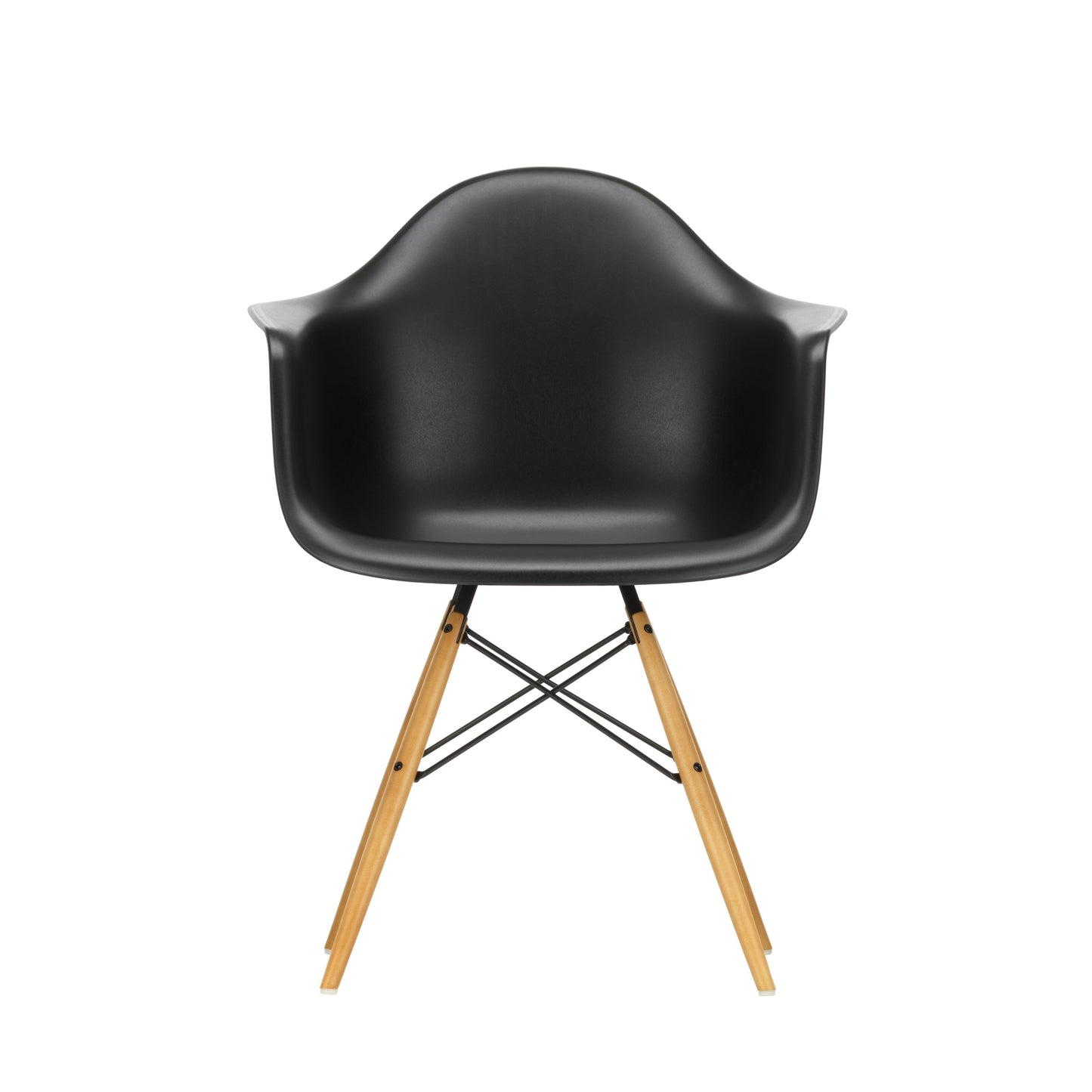 Vitra Eames DAW tuoli musta/vaahtera