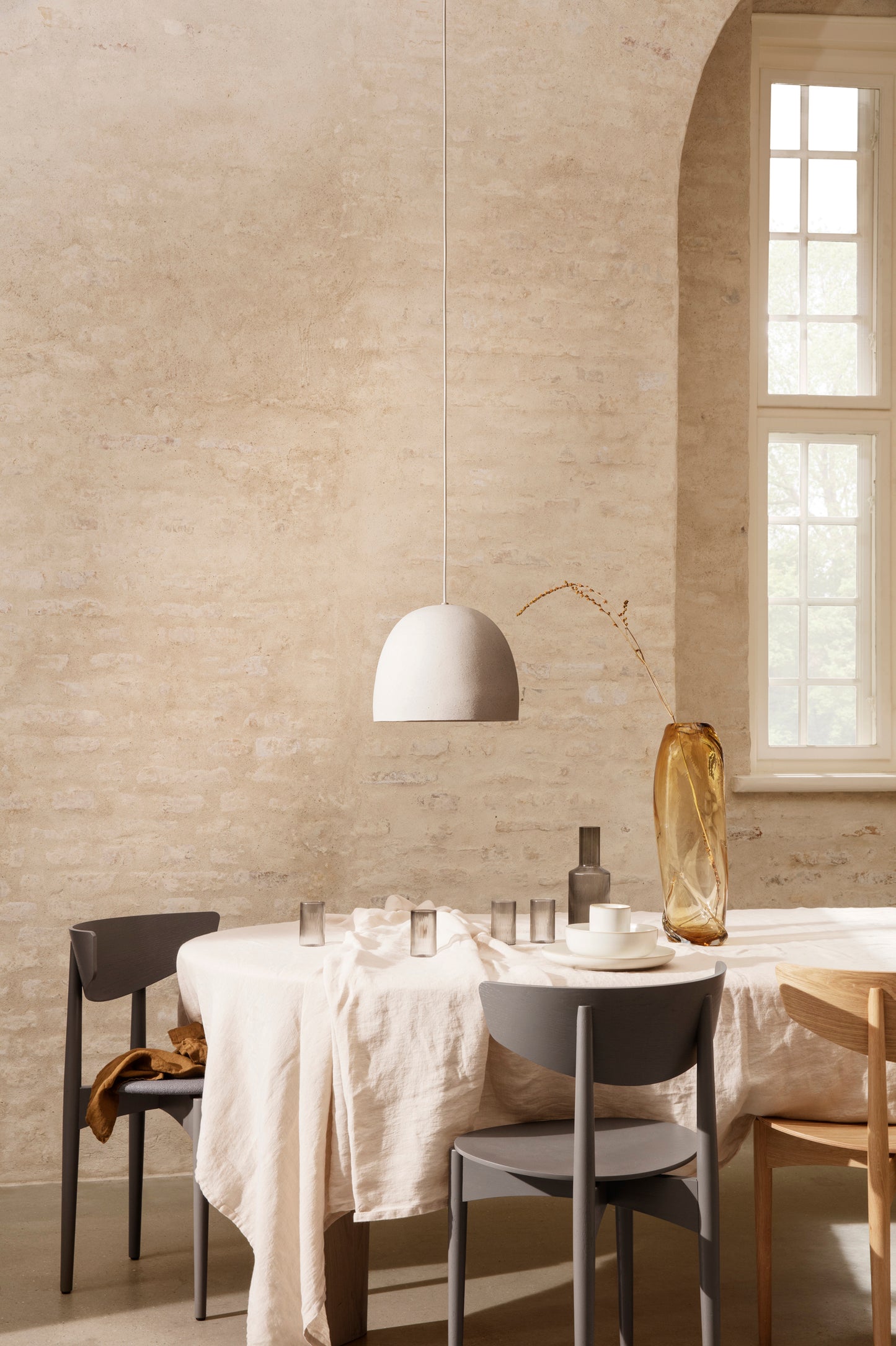 Ferm Living Speckle L valaisin off-white