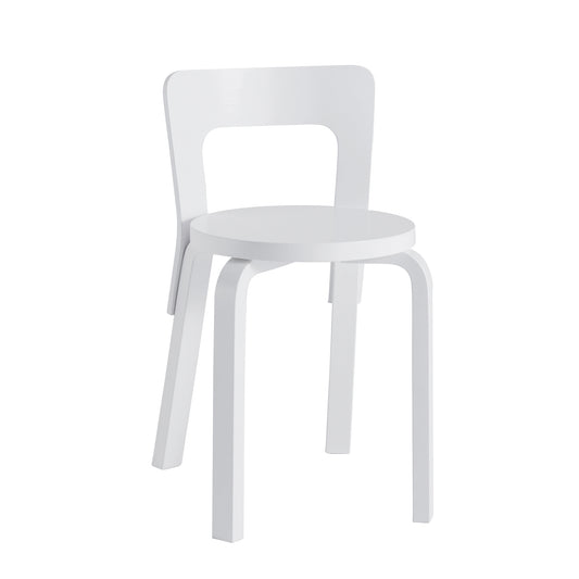 Artek 65 tuoli maalattu valkoinen