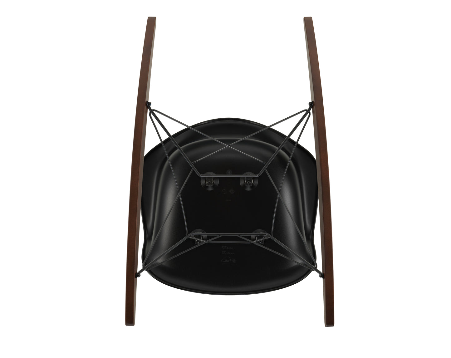 Vitra Eames RAR keinutuoli musta