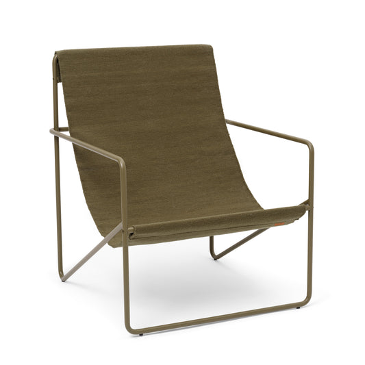 Ferm Living Desert lepotuoli olive/olive