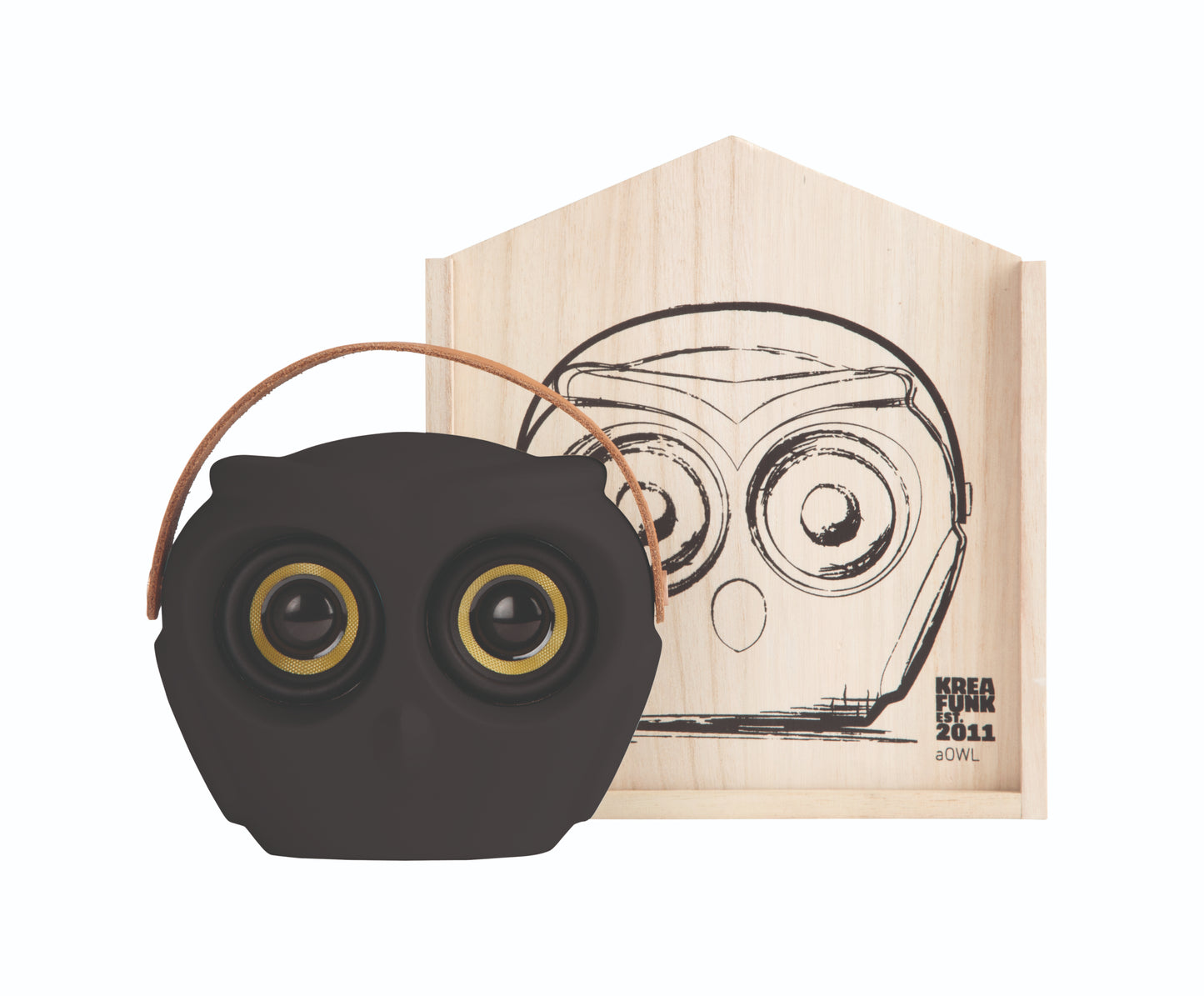 KREAFUNK aOWL Bluetooth-kaiutin musta