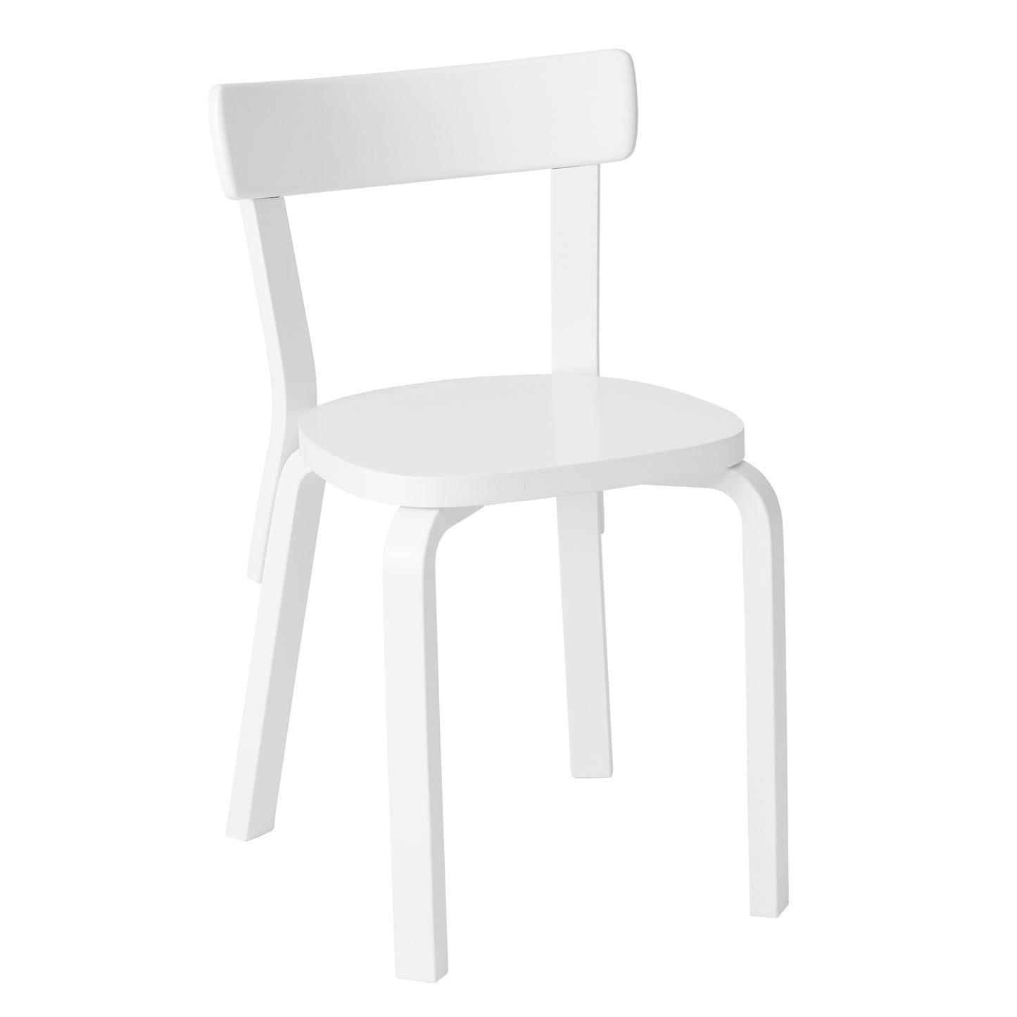 Artek 69 tuoli maalattu valkoinen