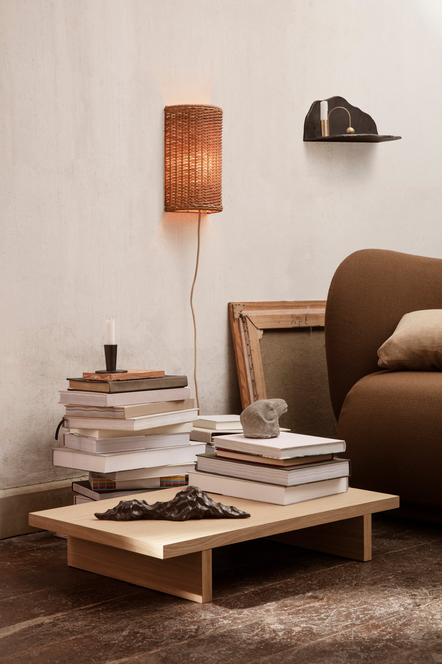 Ferm Living Kona matala pöytä tammi