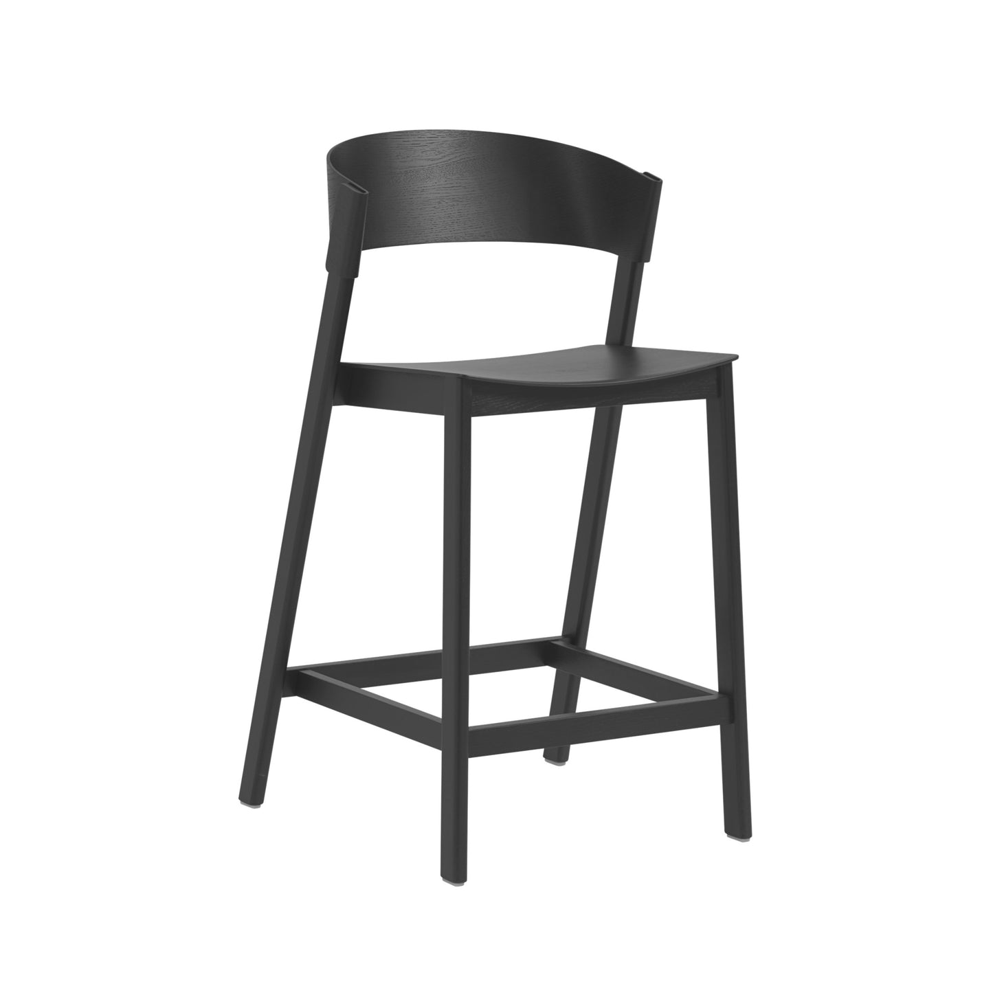 Muuto Cover matala baarituoli musta