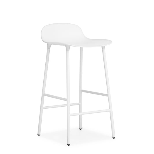 Normann Copenhagen Form baarituoli valkoinen