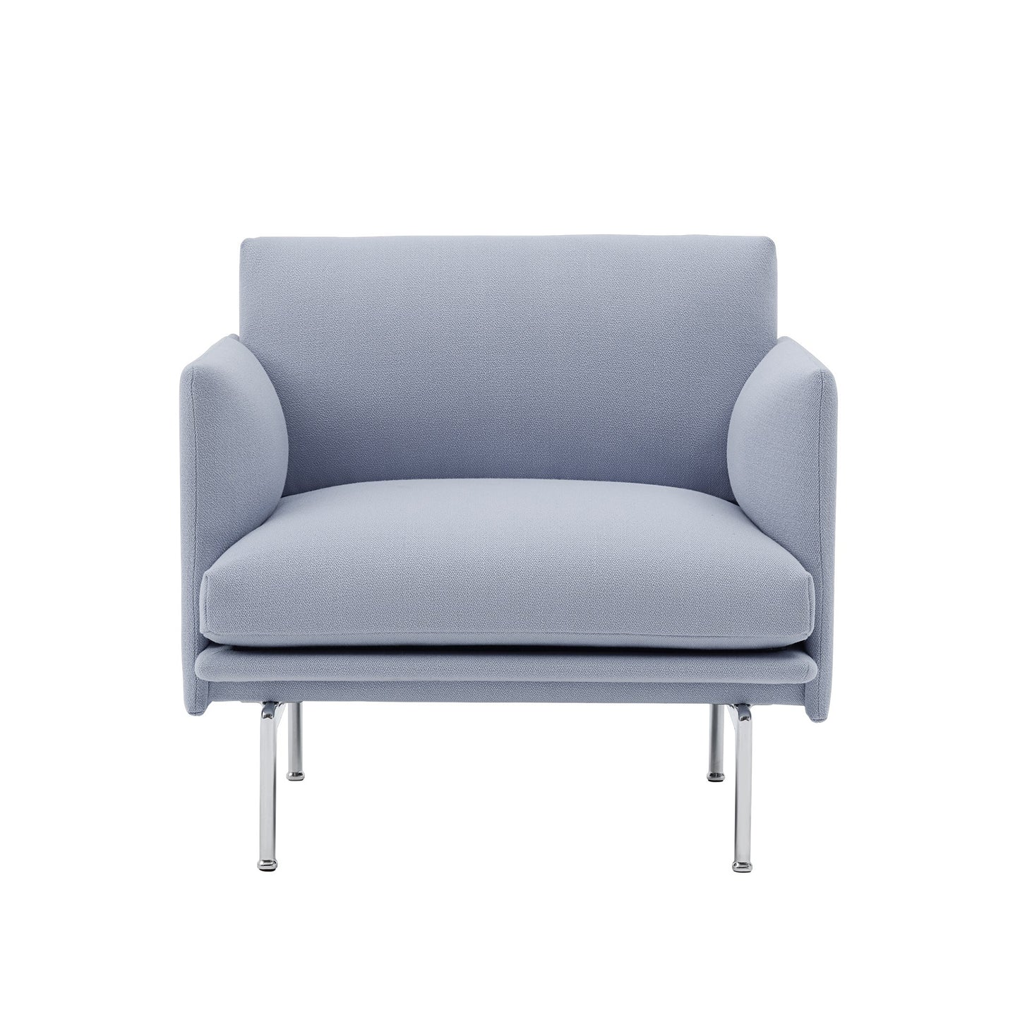 Muuto Outline nojatuoli Vidar 723/polished aluminum