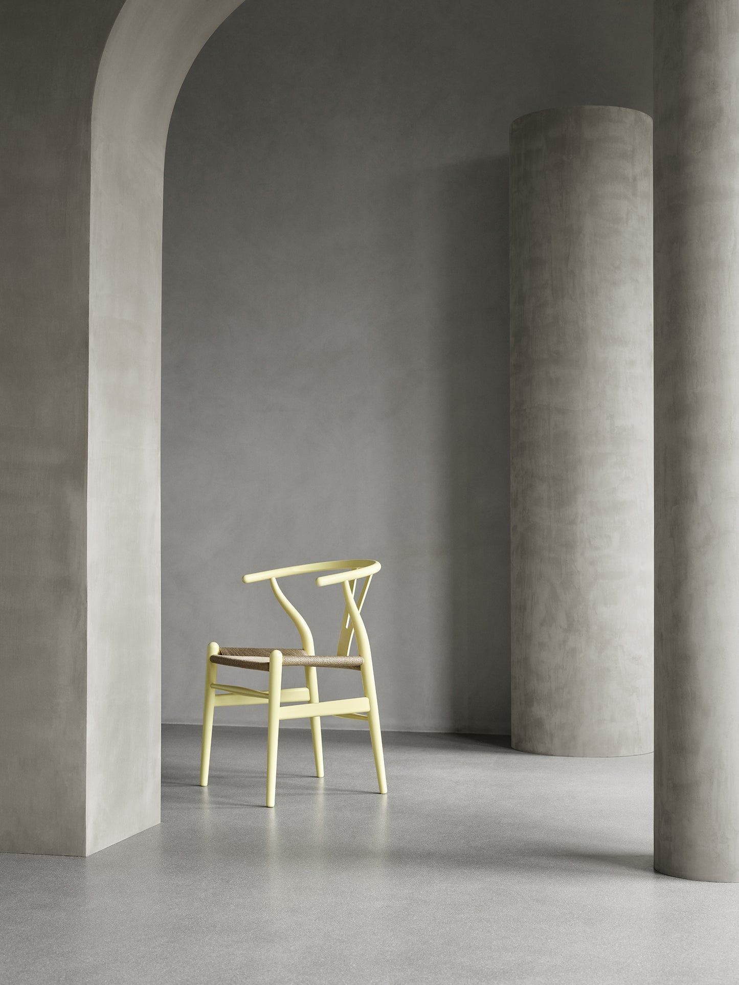 Carl Hansen & Søn CH24 Wishbone Soft Hollyhock pyökki/luonnonväri
