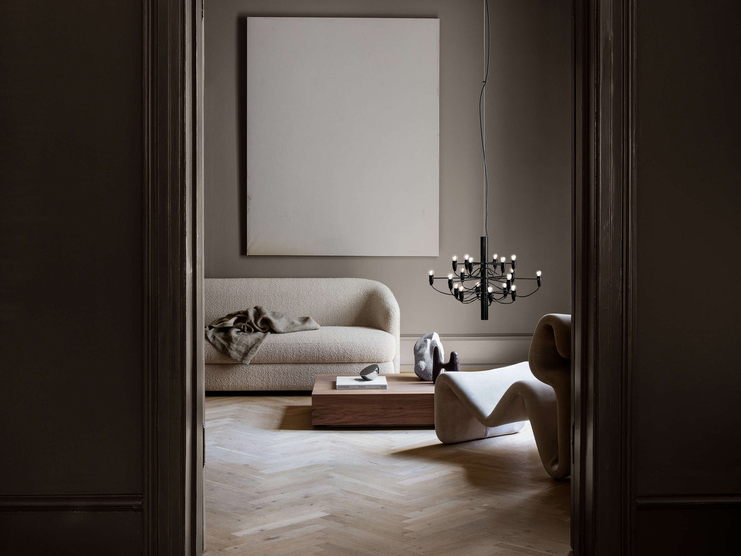 FLOS 2097/18 valaisin LED mattamusta