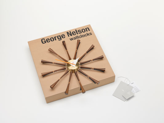 Vitra Spindle kello pähkinä