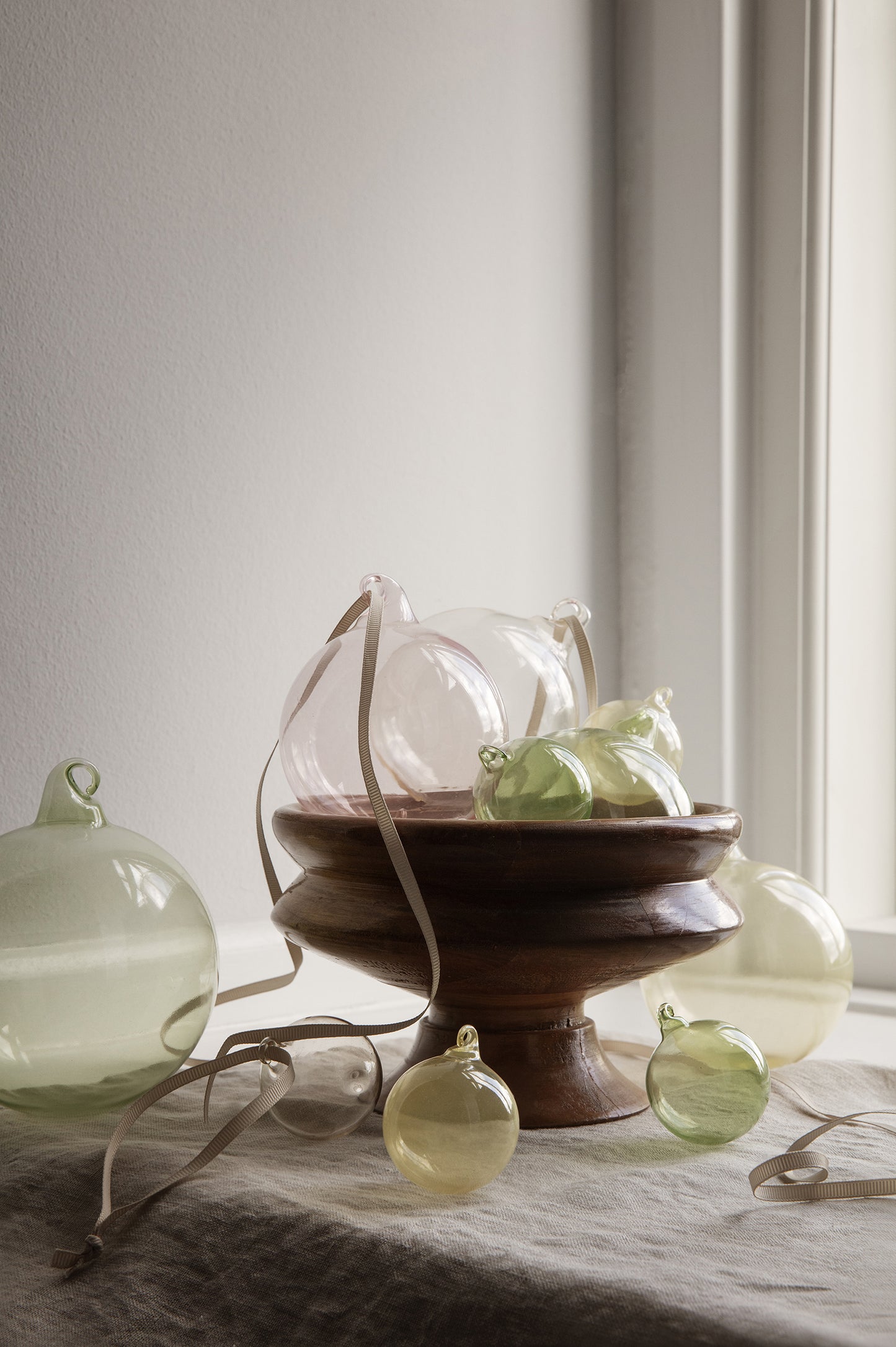 Ferm Living lasikoristeet S 8kpl vaalea