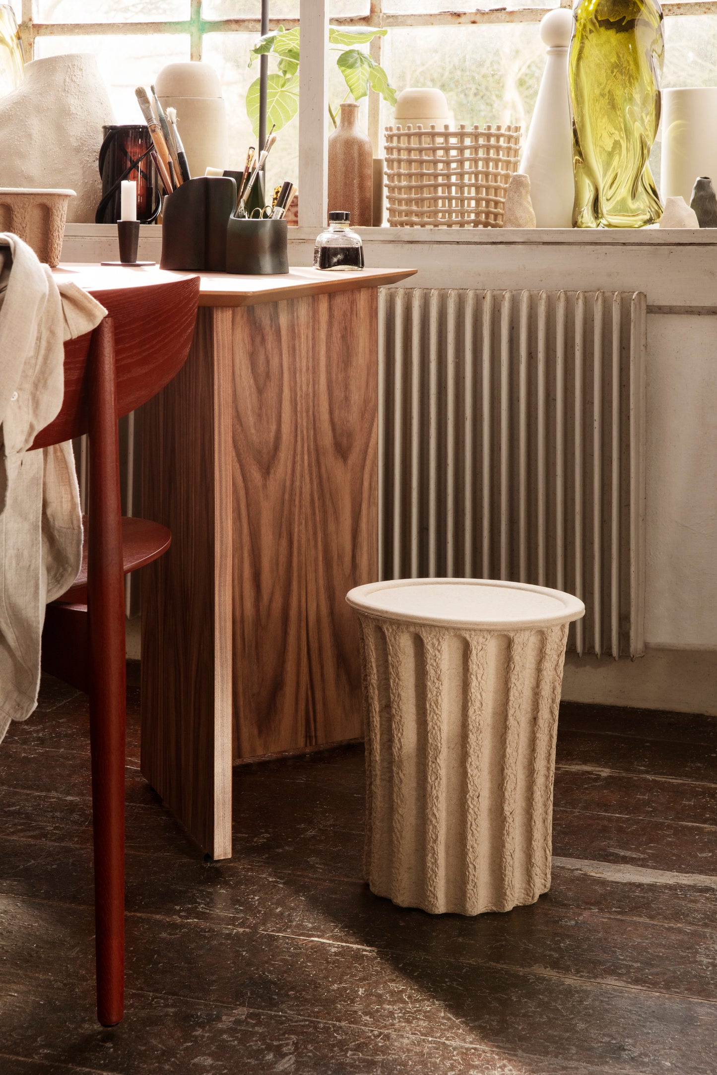 Ferm Living Paper Pulp roskakori