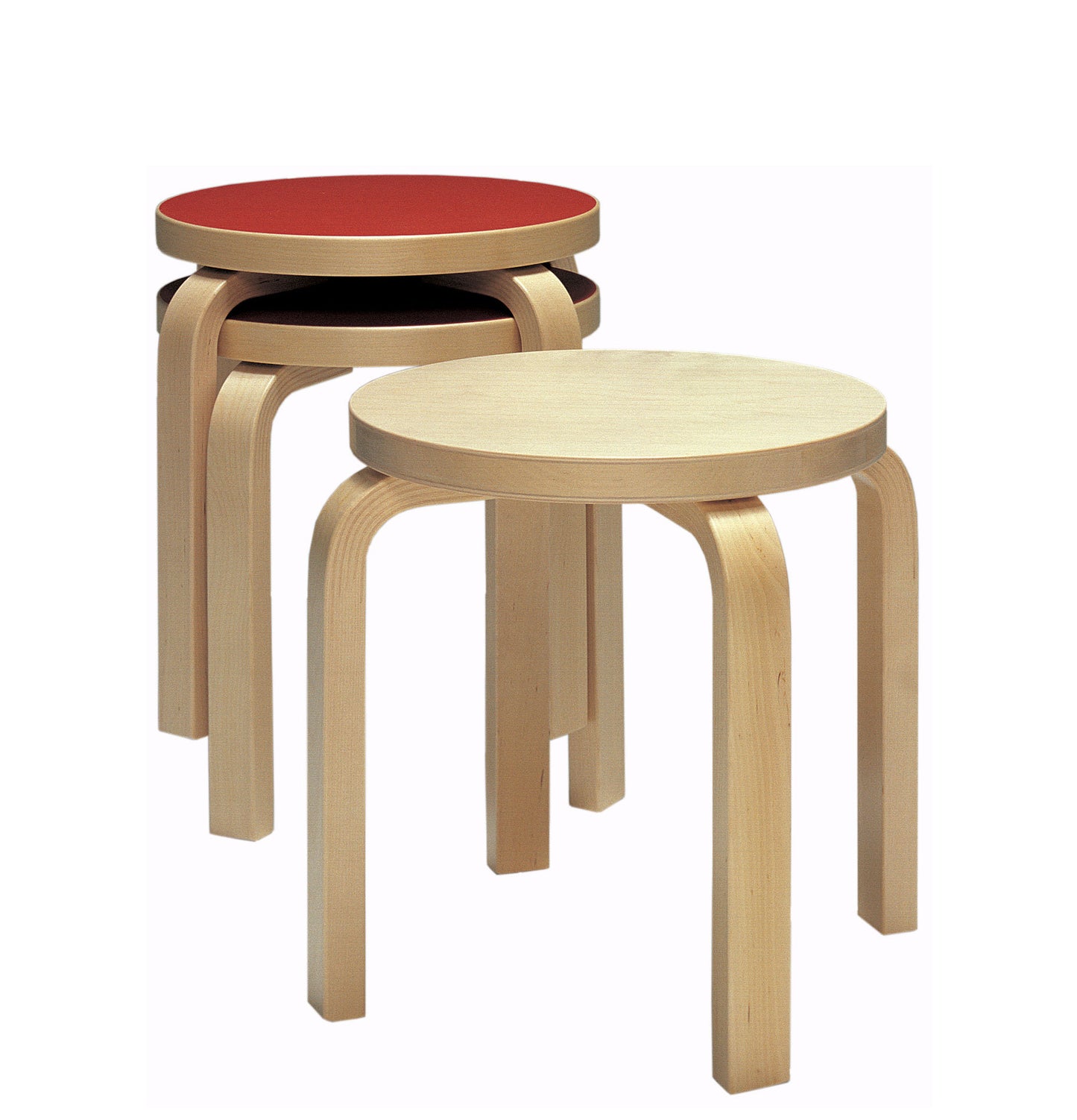 Artek NE60 lasten jakkara koivuviilutettu