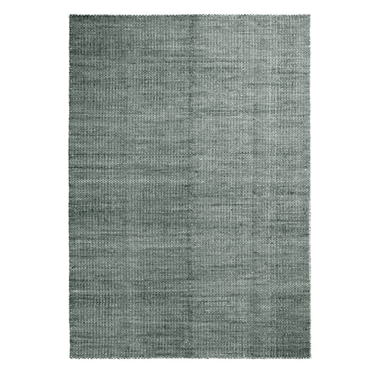 HAY Moiré Kelim matto 140x200 tummanvihreä