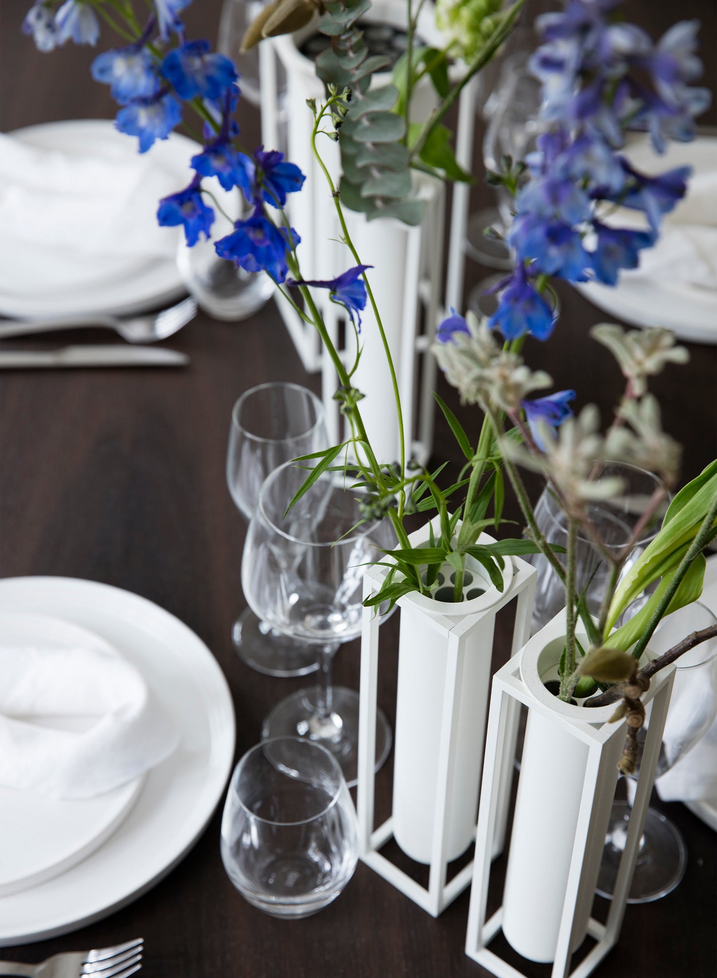By Lassen Kubus Flora maljakko valkoinen