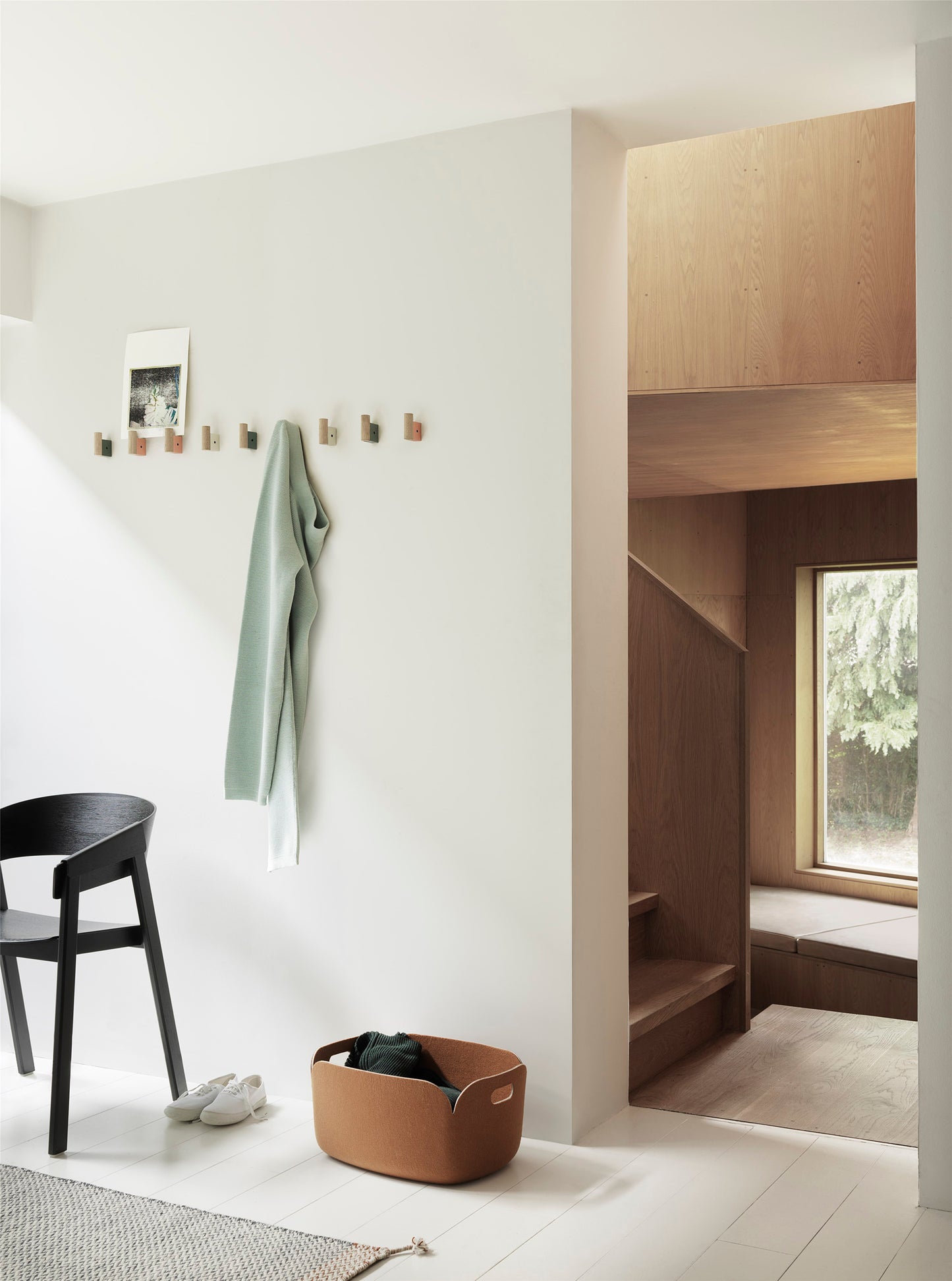 Muuto Attach ripustin 2kpl tammi/alumiini