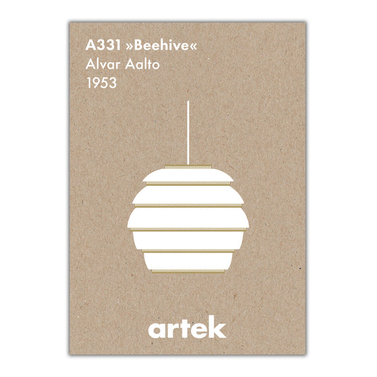 Artek Icons Mehiläispesä juliste 50x70