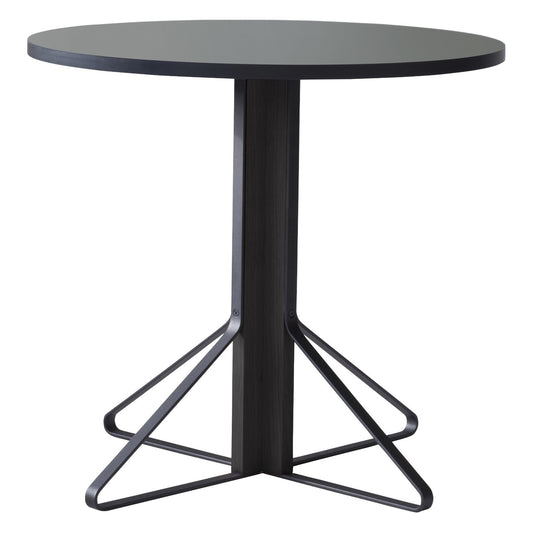 Artek Kaari REB 003 pöytä harmaa linoleum/musta tammi