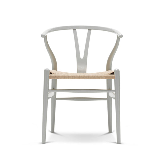 Carl Hansen & Søn CH24 Wishbone hopeanharmaa pyökki/luonnonväri