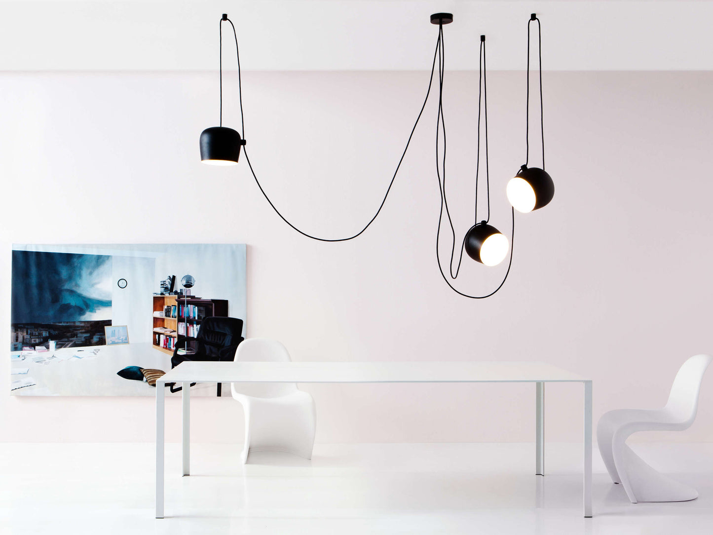 FLOS Aim Cable-Plug musta