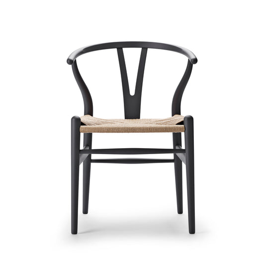 Carl Hansen & Søn CH24 Wishbone Soft tummanharmaa pyökki/luonnonväri