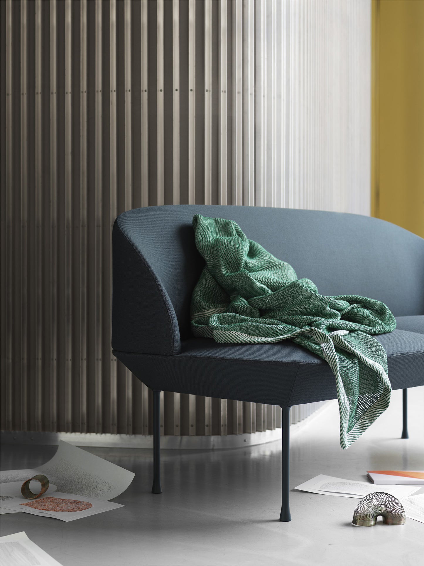 Muuto Ripple viltti vihreä