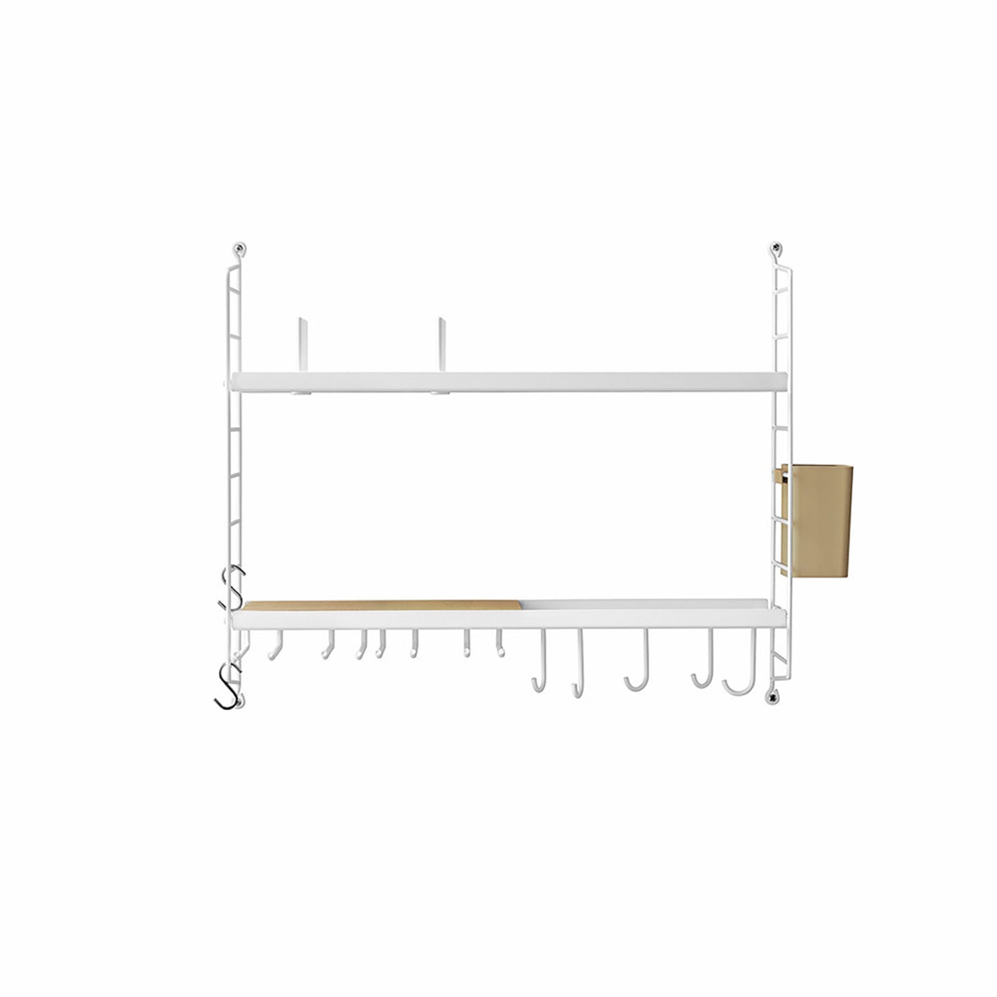String Kitchen hyllysetti valkoinen
