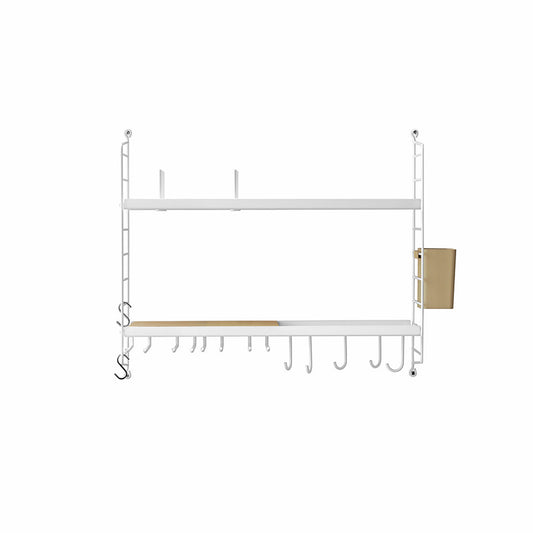 String Kitchen hyllysetti valkoinen