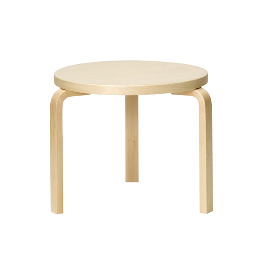 Artek 90D pöytä matala, koivuviilutettu