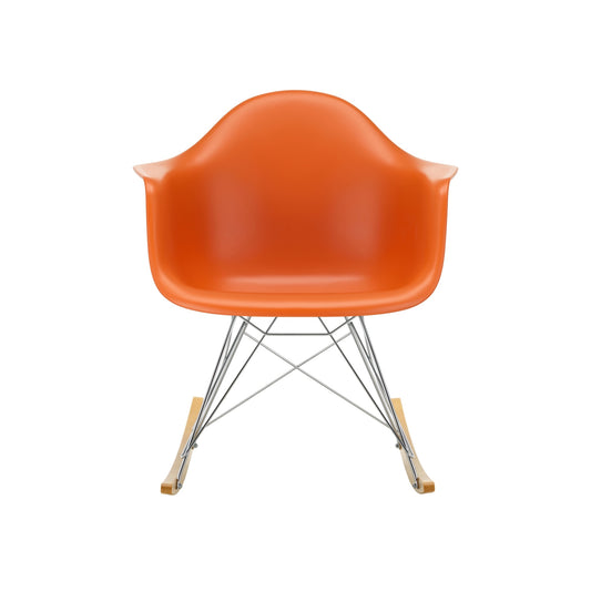 Vitra Eames RAR keinutuoli oranssi/vaahtera