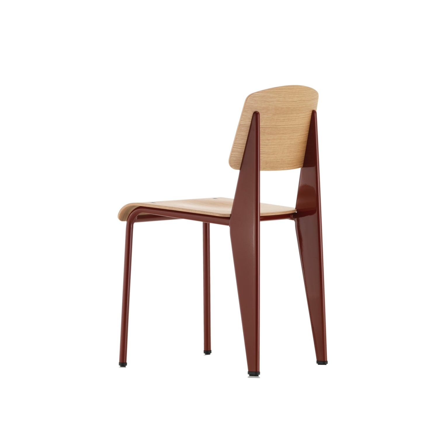 Vitra Standard tuoli tammi/punainen