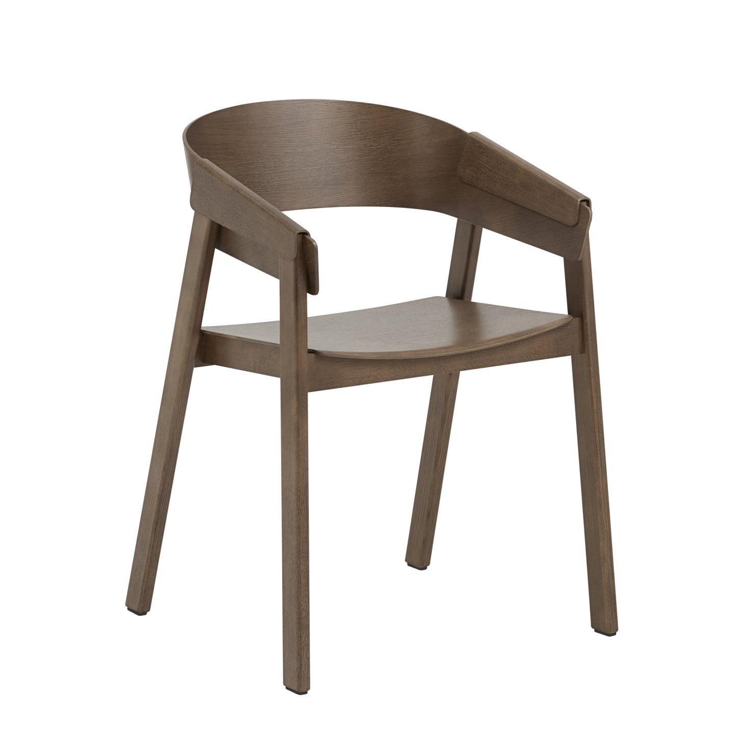 Muuto Cover käsinojatuoli tummanruskea
