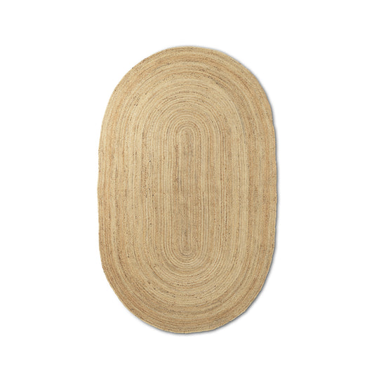 Ferm Living Eternal Oval juuttimatto 140x200 natural