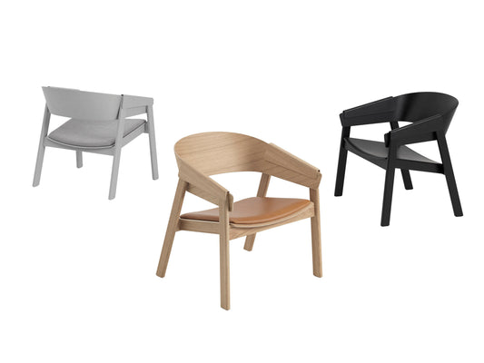 Muuto Cover lounge tuoli harmaa/Remix123