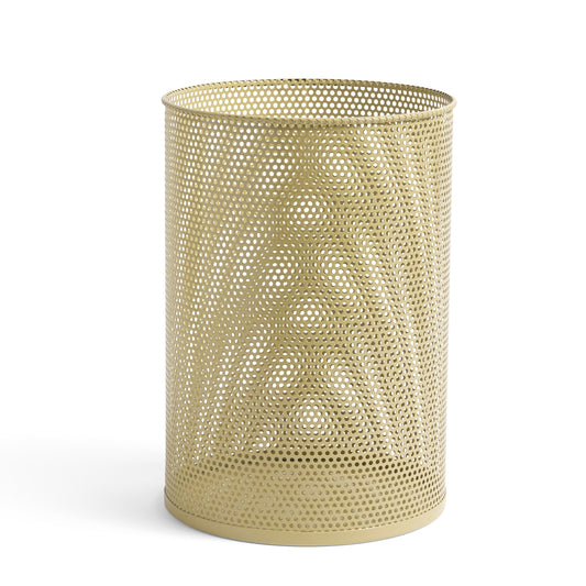 HAY Perforated Bin L dusty yellow