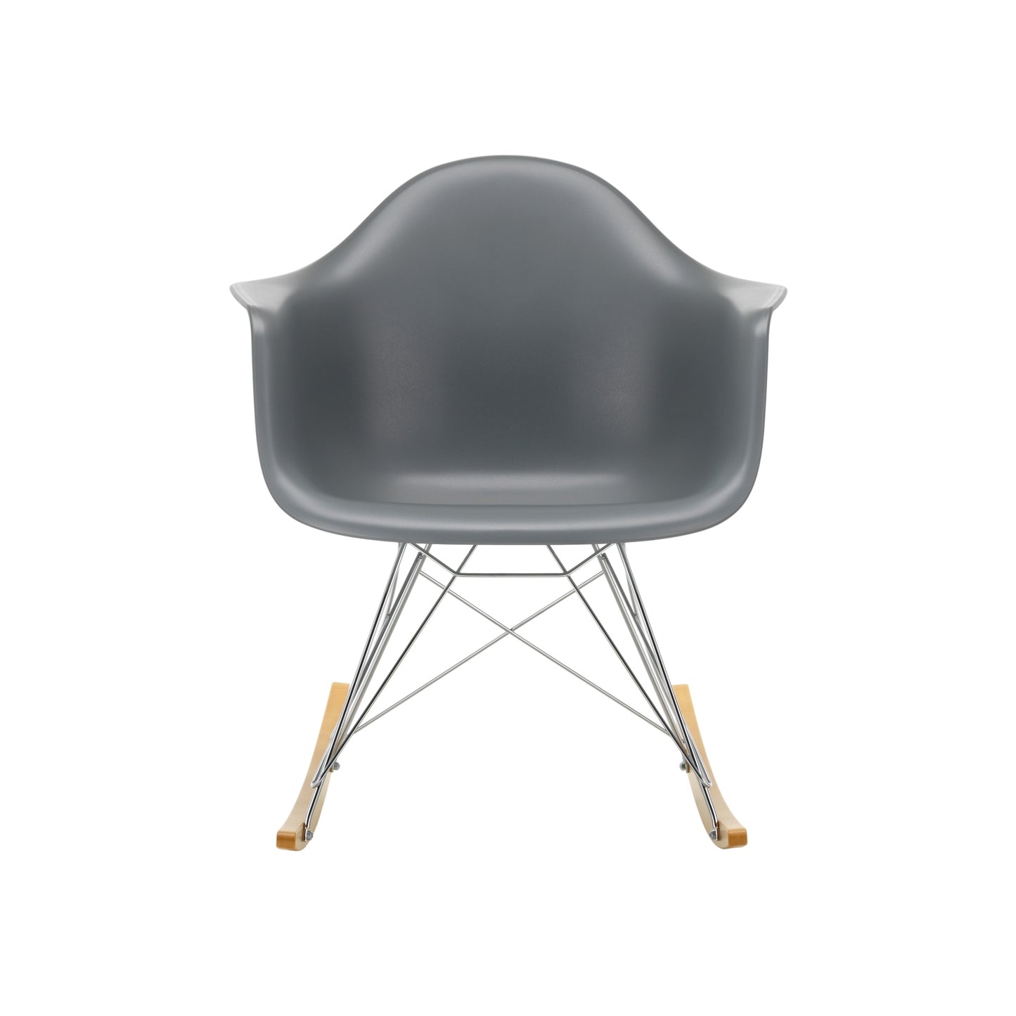 Vitra Eames RAR keinutuoli graniitinharmaa/vaahtera
