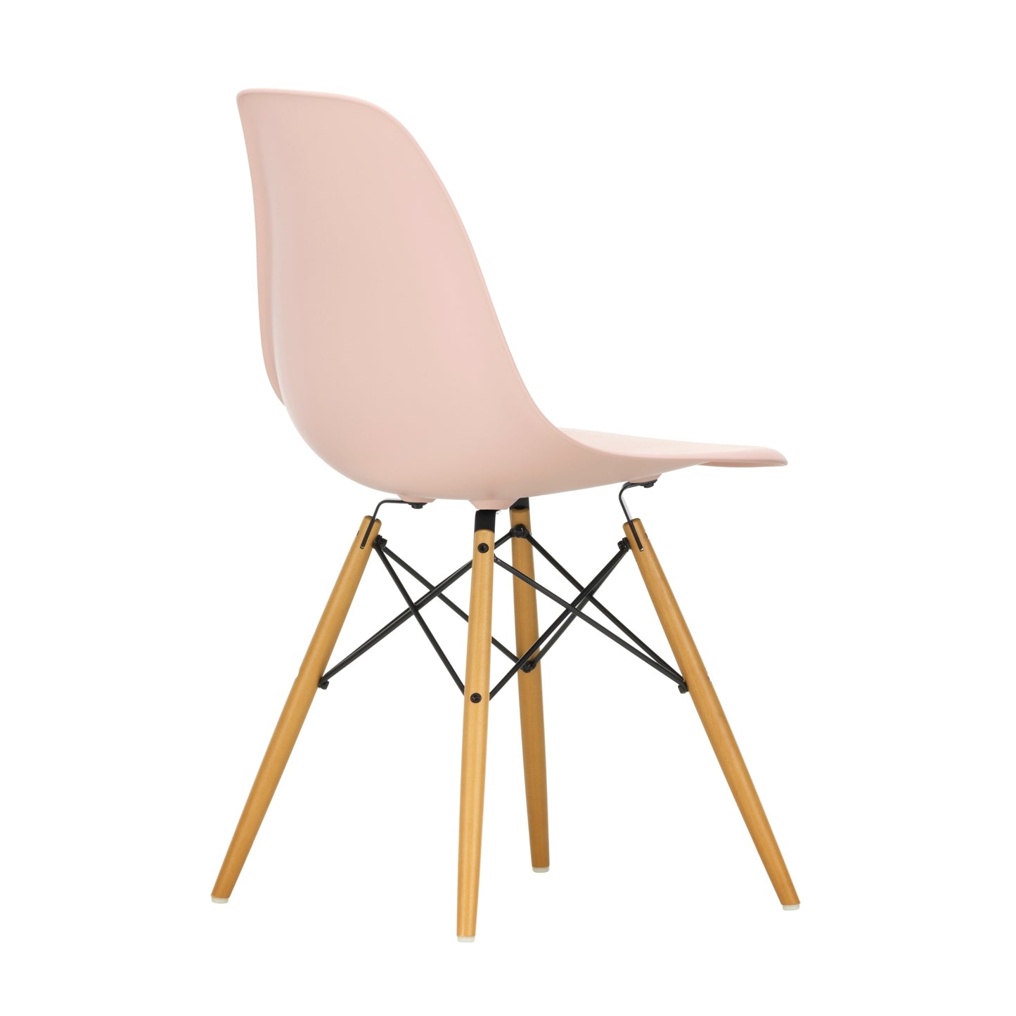 Vitra Eames DSW tuoli roosa/vaahtera