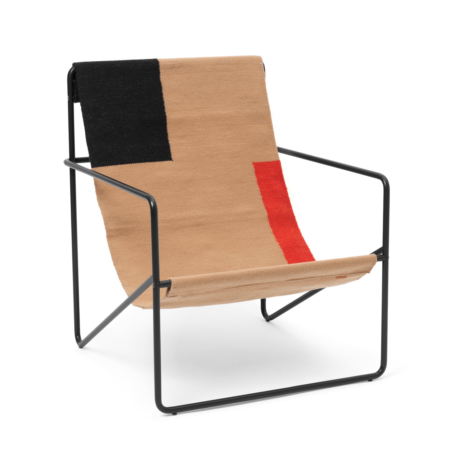 Ferm Living Desert lepotuoli musta/block