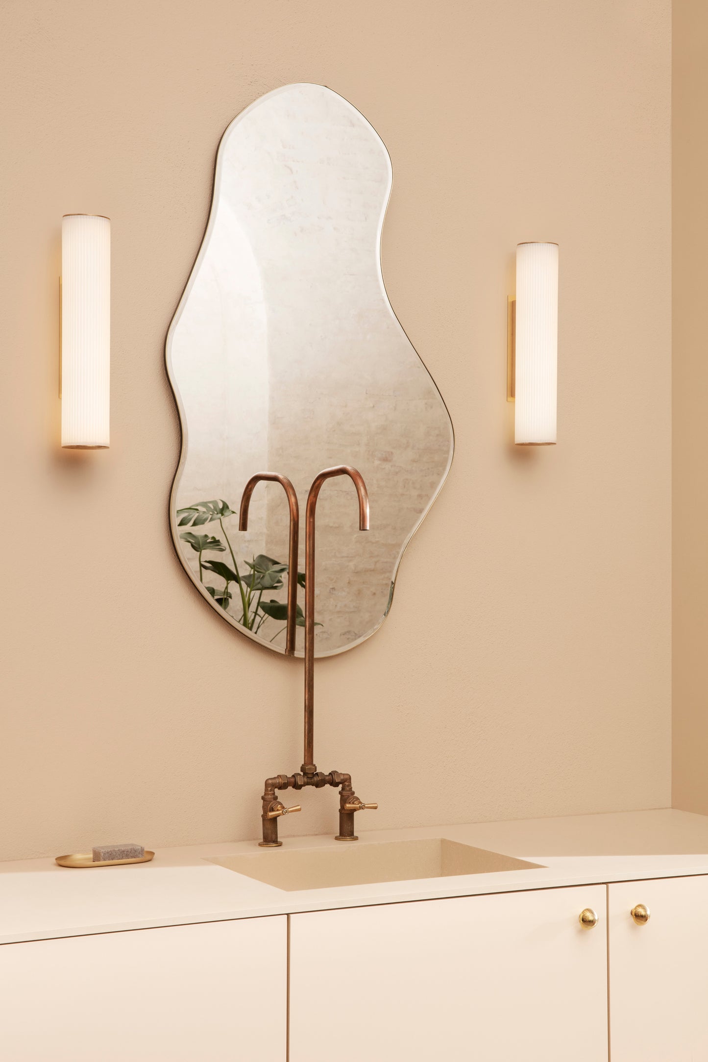 Ferm Living Pond L peili kromi