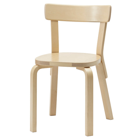 Artek 69 tuoli koivuviilutettu